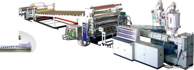 mono-layer/multi-layer thermoplastic plate and sheet production line