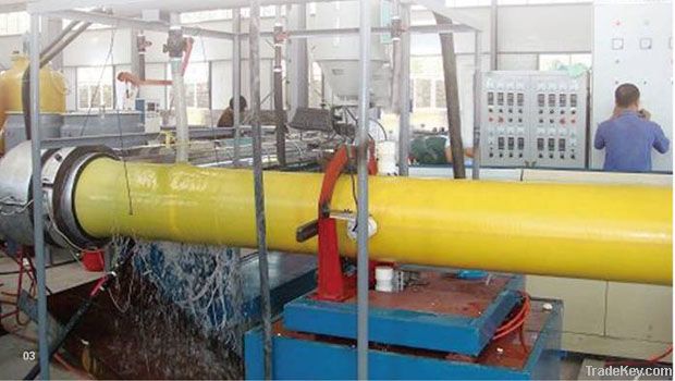 One Step PU Insulating Pipe Production Line