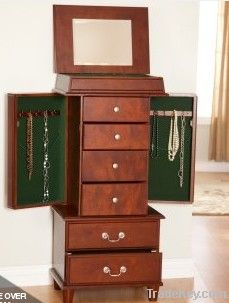 wooden Jewelry Armoire