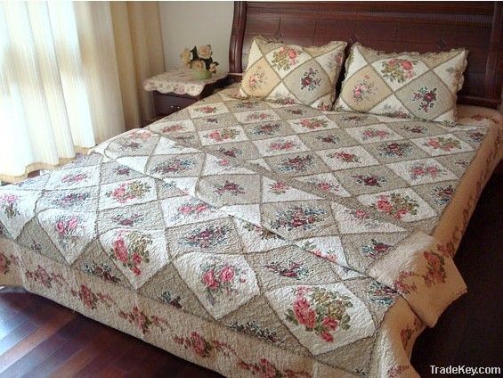 Patchwork Cotton Quilting & Bedding Set Home Hotel