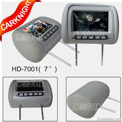 7'' headrest TFT-LCD monitors with touch button, HD7001
