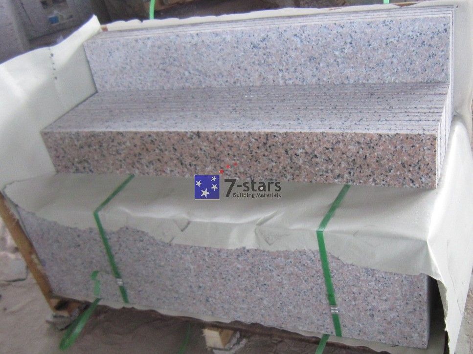 G460 Rosso Porrino granite tiles/slabs/steps
