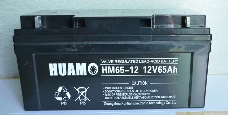 UPS Battery 12v 65ah Valve regulated lead acid battery
