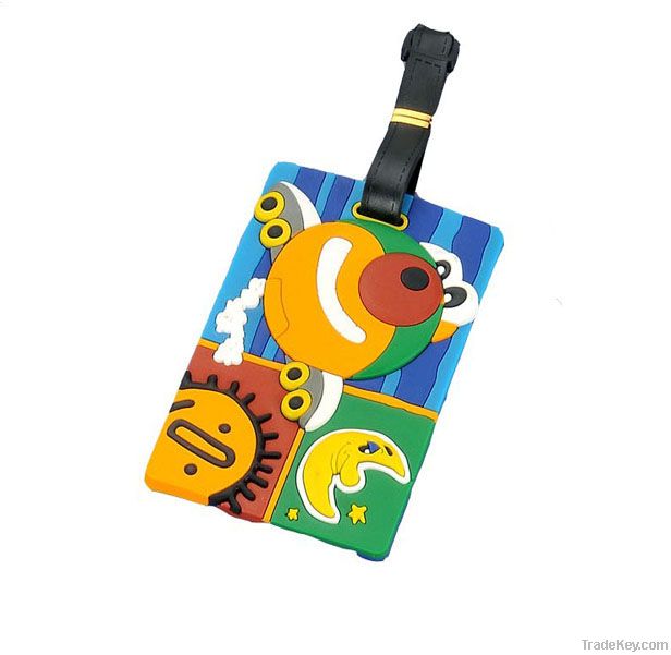 Customized PVC travel luggage tag