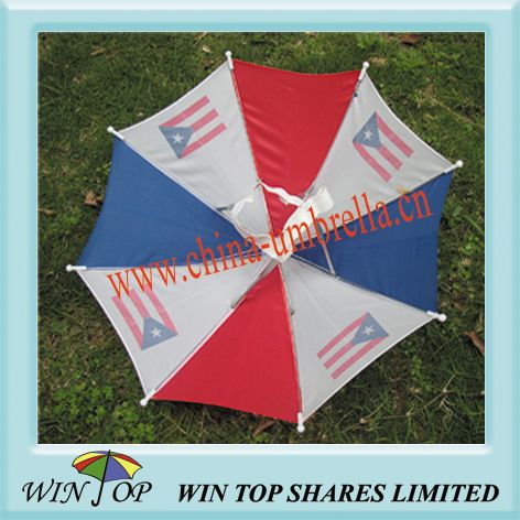 12 inch Hat Umbrella, Cap Umbrella, Head Umbrella