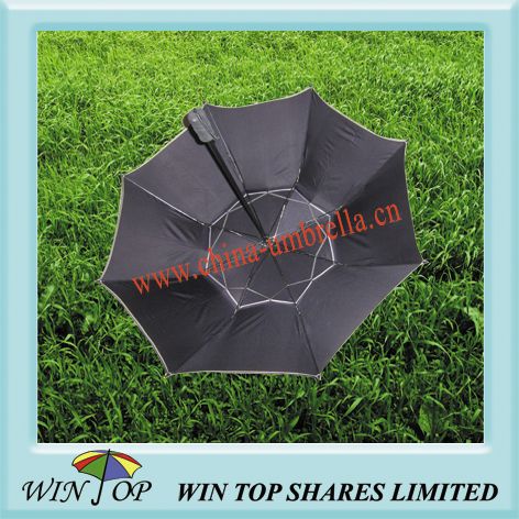 23 inch 2 Fold Manual Windproof Umbrella