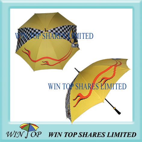 F1 Formular 1 yellow Advertising Golf Umbrella