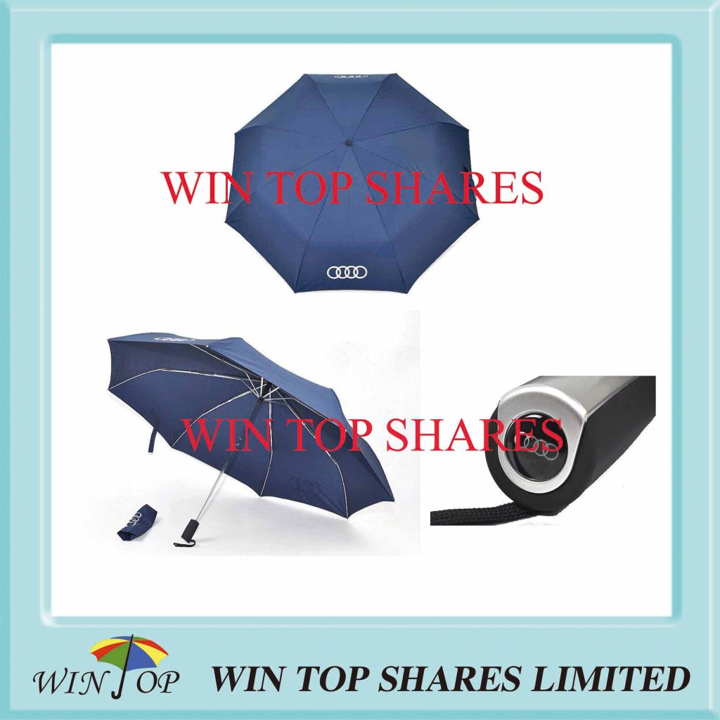 Promotional blue Gift Umbrella for Audi Car