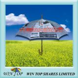 23" X 8k Promotional News Paper Umbrella