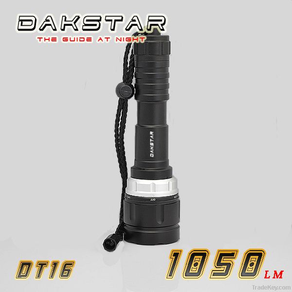 DAKSTAR CREE T6 1050 Lumens 18650 Magnet control Switch LED Flashlight