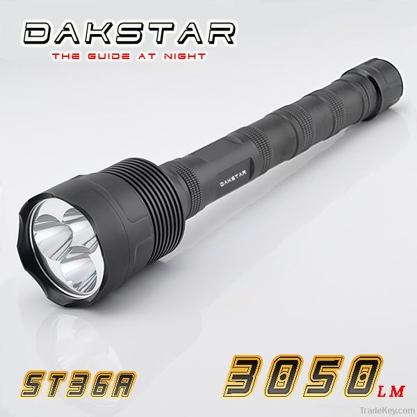 DAKSTAR CREE 3*XM-L 3050 Lumens 3*18650 long runtime LED Torchlight