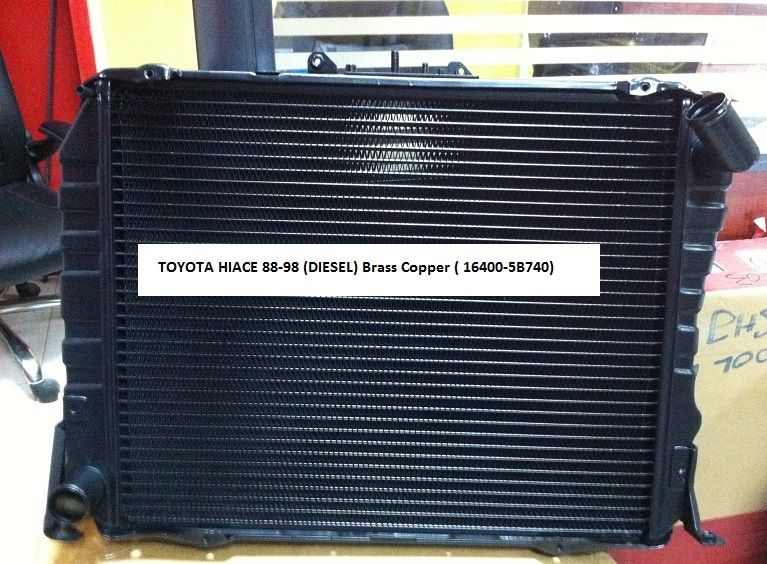 Radiator for TOYOTA HIACE 88-98 (DIESEL) Brass Copper ( 16400-5B740)  3ROW