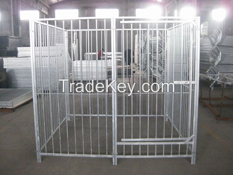 hot sales galvanized dog kennel with available roof
