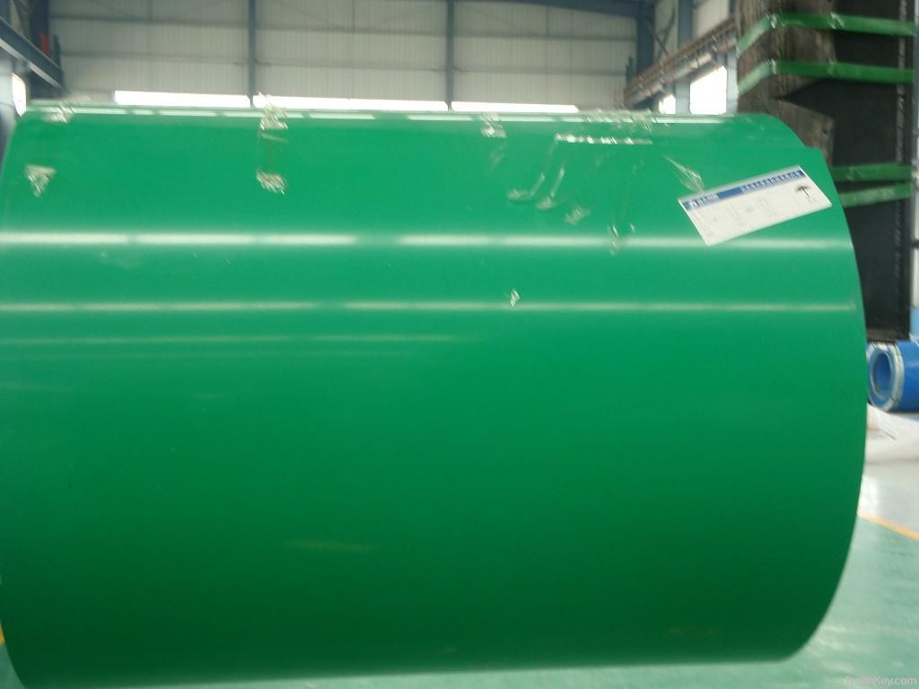 Prepainted galvanized steel sheet in coils