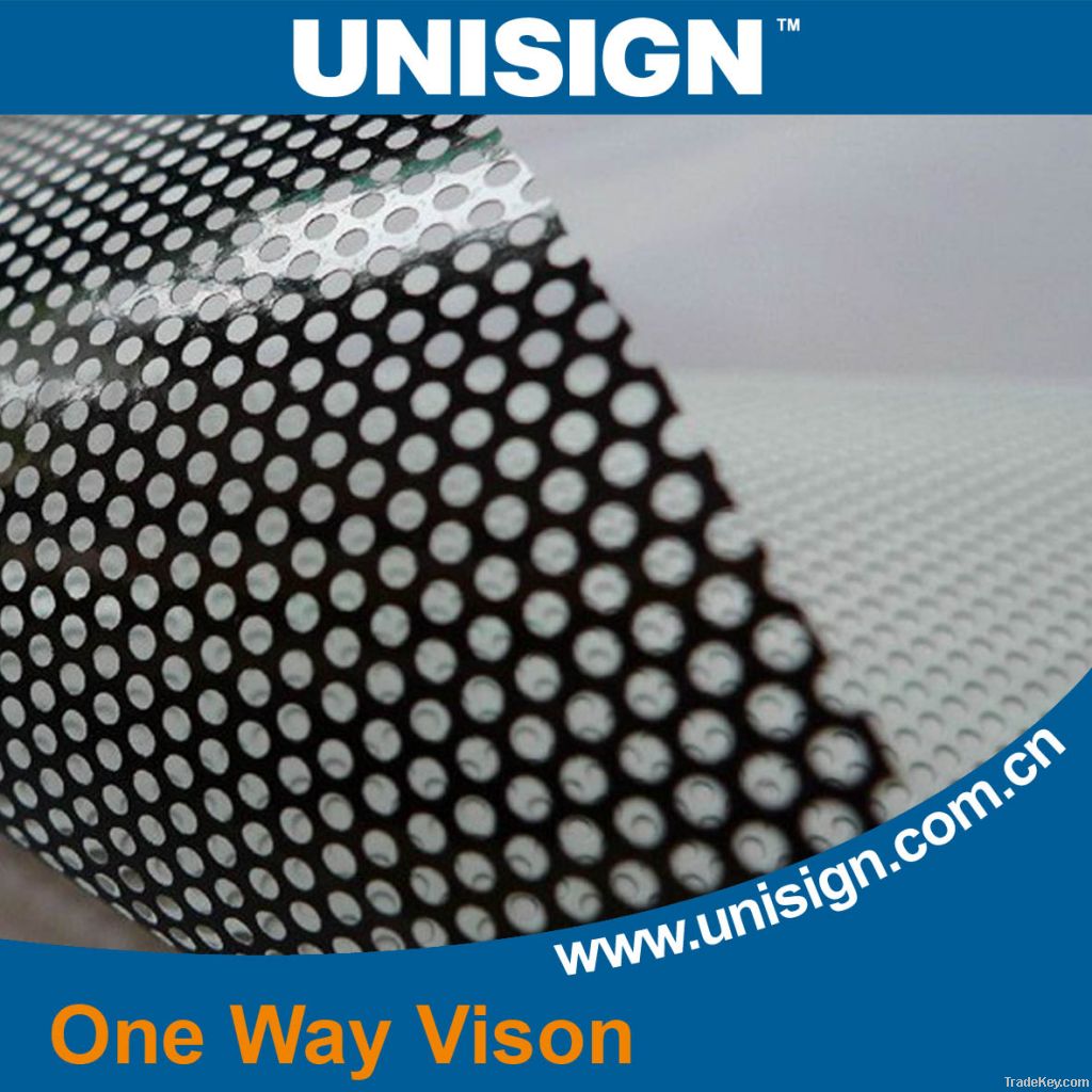 perforated one way vision