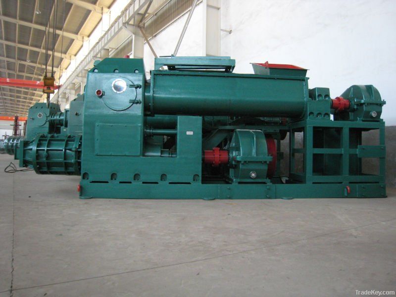 Hollow and solid clay brick making machine