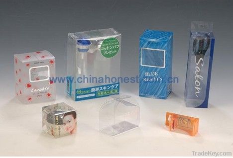 color print plastic PVC package box