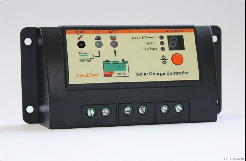 Solar Street Light Controller, 10A, 12/24V Auto Work (LS1024R)
