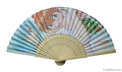 Japanese paper hand fan