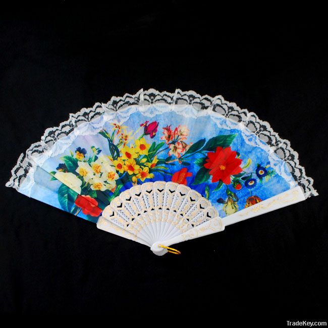 Plastic Spanish lace fan