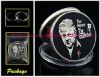 Godfather silver coin in soft enamel