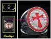 One Troy Oz Pure Silver Clad Knights Templar Coin
