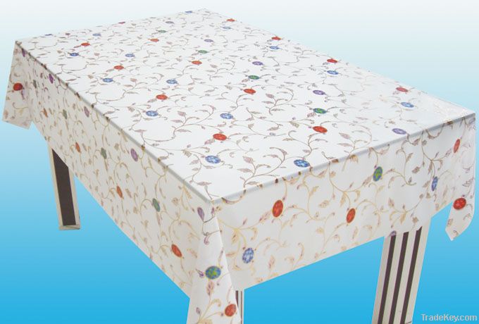 2012 new tablecloth, with nonwoven backing