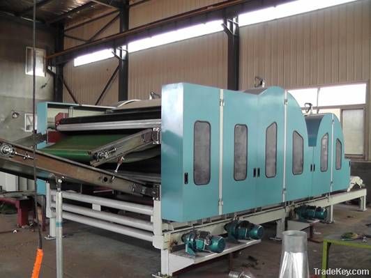 double sylinders double doffers nonwoven carding machine