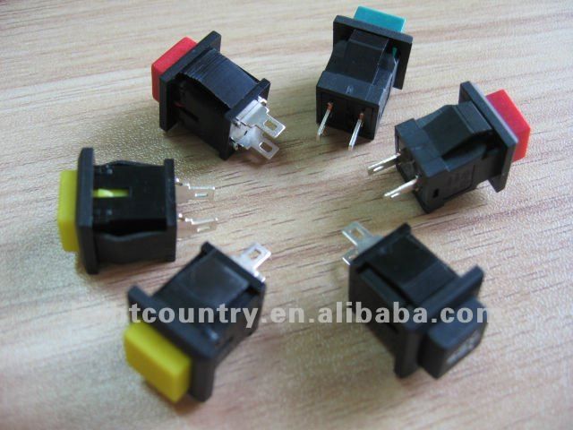 2 pin momentary mini  push button with UL VDE 