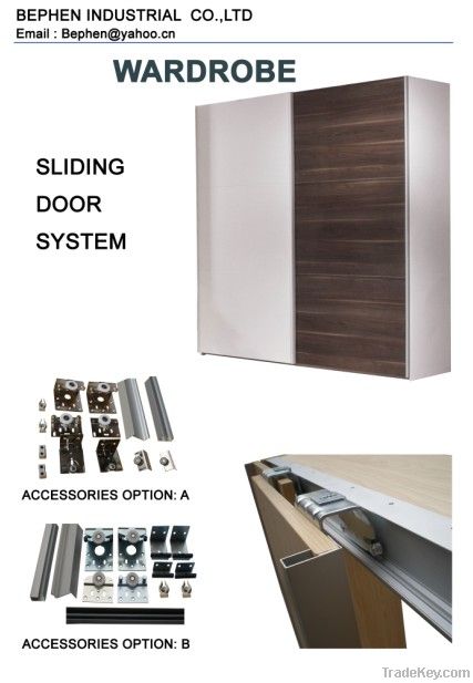 Sliding door fitting