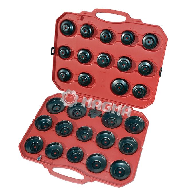 30 Pc Oil Filter Wrench Kit - Cup Type