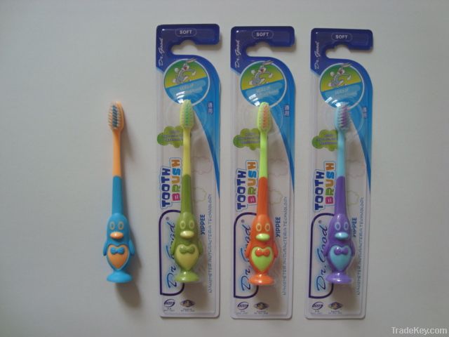 6-12 age Kids Toothbrush/ Tooth Brush/ Penguin Children Toothbrush