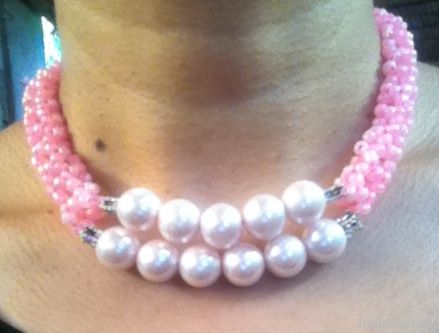Ofelia twisted pearl necklace