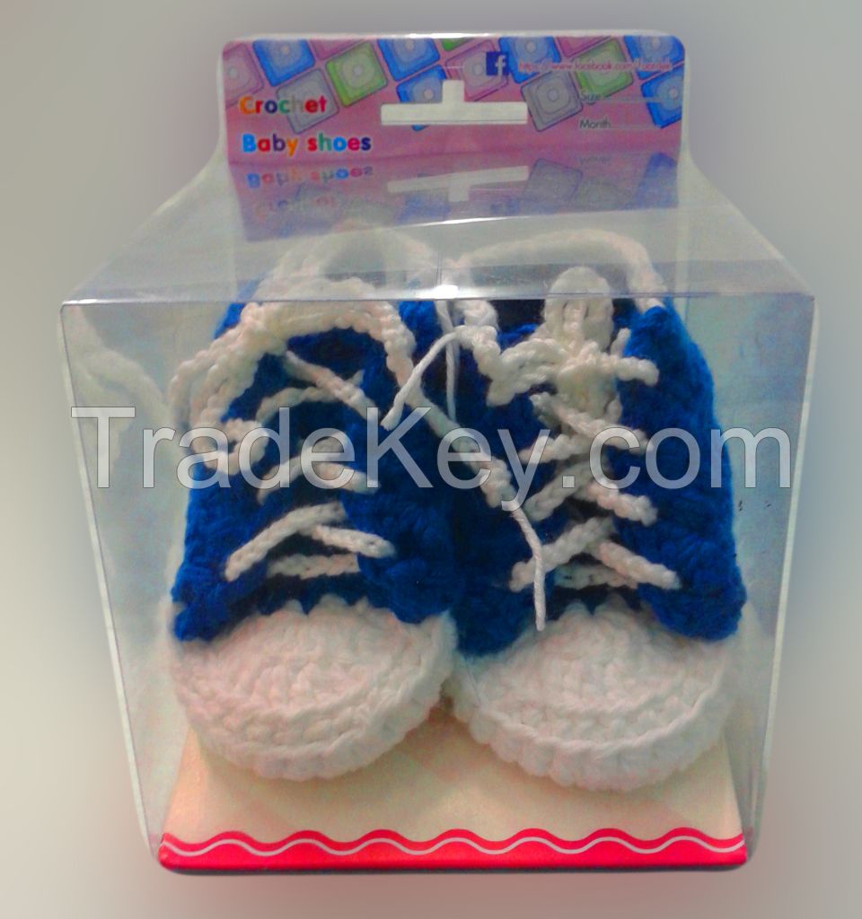  Wholesale - crocheted Newborn baby shoes 