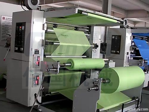 2 colors Non-woven flexographic printing machine