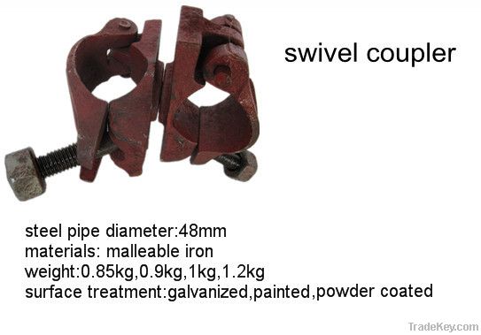 scaffolding  swivel coupler