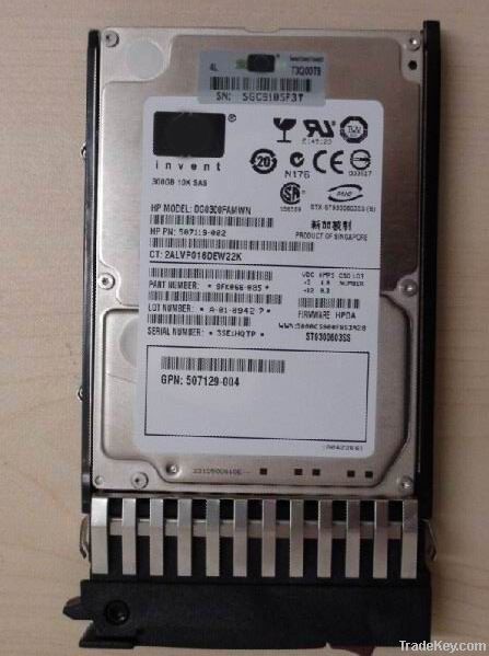 HP 146GB 6G 10K 2.5'' SAS hard drive 507125-B21