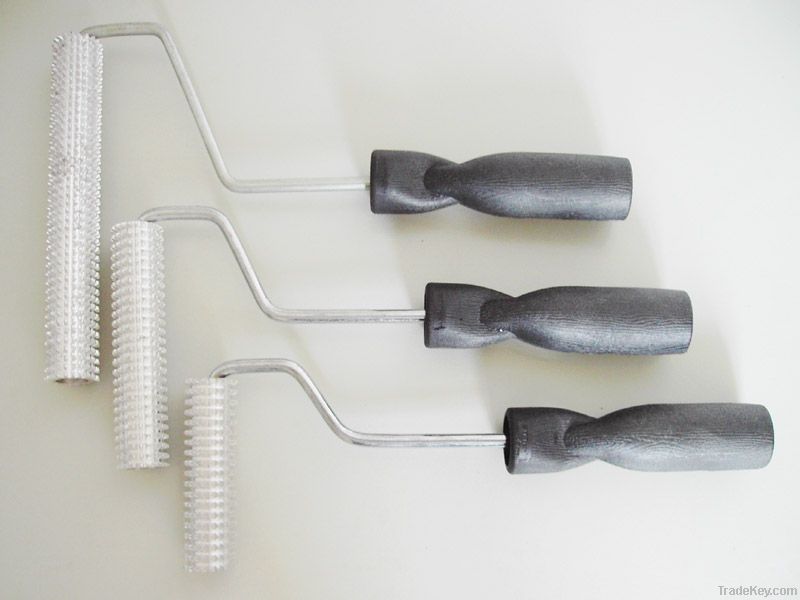 Aluminum bubble buster (spiked) rollers