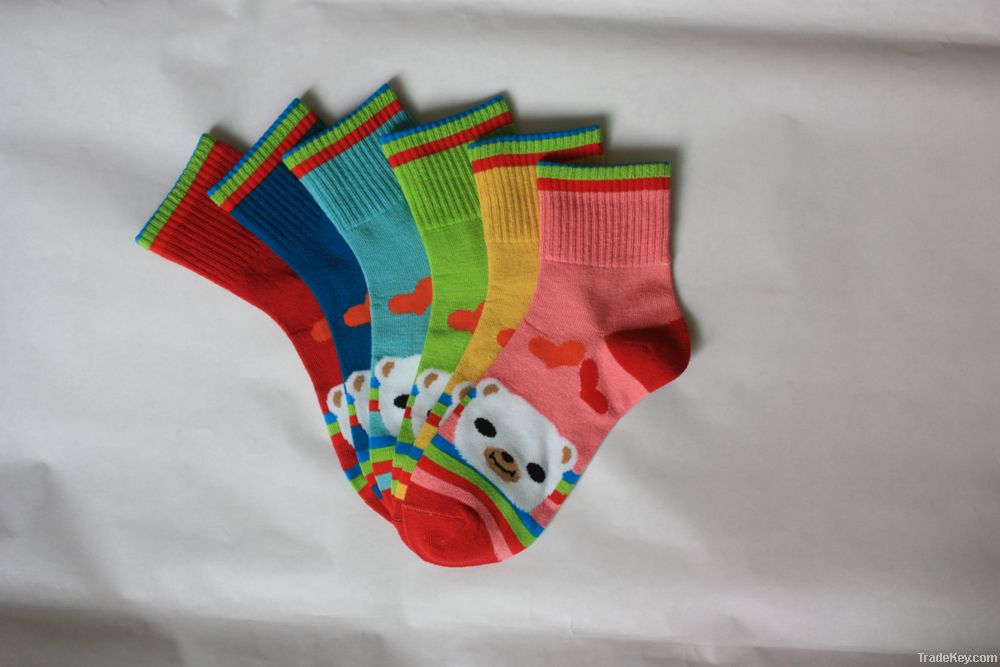 Girls' colorful socks