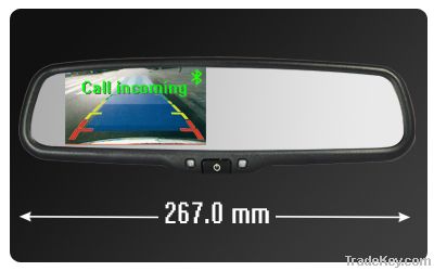 4.3 inch bluetooth reverse camera display monitor | handfree car kit