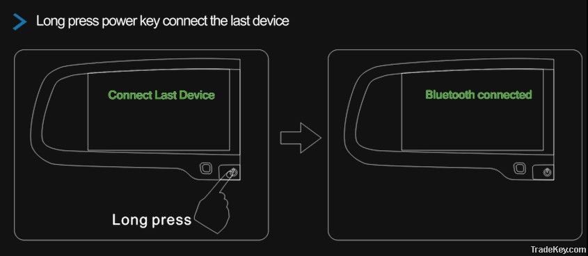 4.3 inch bluetooth reverse camera display monitor | handfree car kit