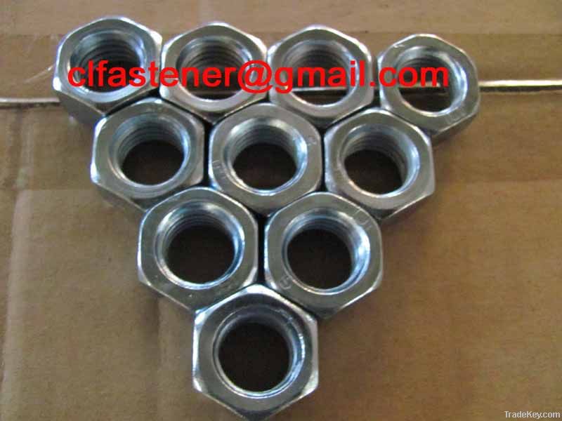 DIN934 GR4 GALVANIZED HEX NUT