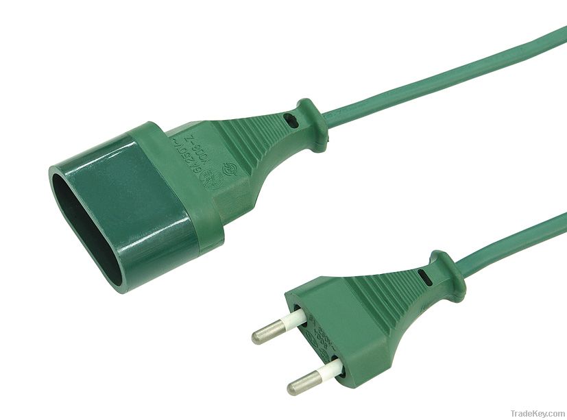 European plug/socket, power cord, extension cord, ribble cable
