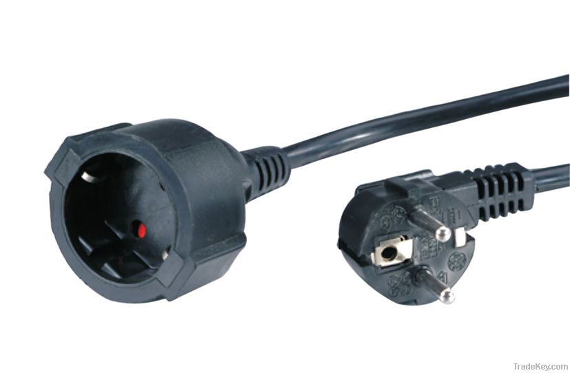 European plug/socket, power cord, extension cord, ribble cable