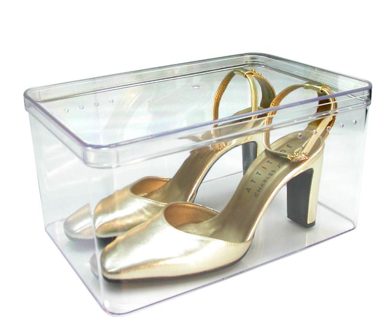 Glassy  Shoebox, The Transparent Plastic Shoe Box