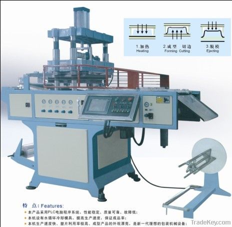 fully automatic plastic thermoforming machine