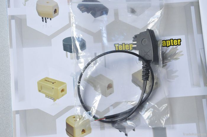 ATE Telephone plug with RJ11 Jack