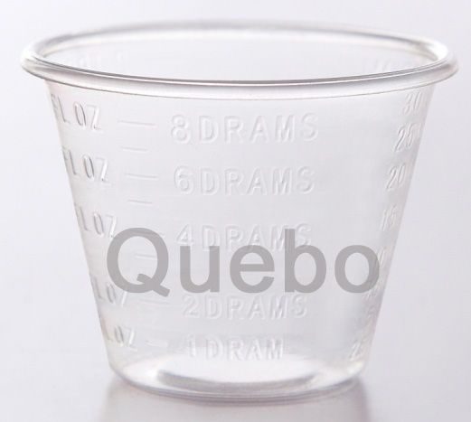 1oz or 30ml disposable graduated medicine cup with FDA, easy to read