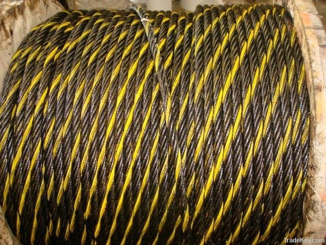 Ungalvanized steel wire rope