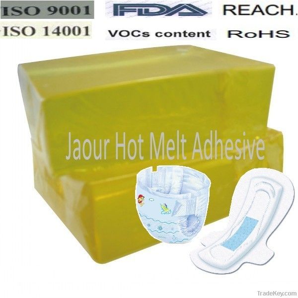 hot melt adhesive for sanitary napkins